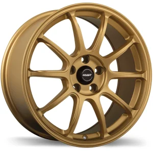 Fast Wheels – Dime – Gold – 18″x8″ 35mm – All weather Wheels – F230-1880-65DM+35C726